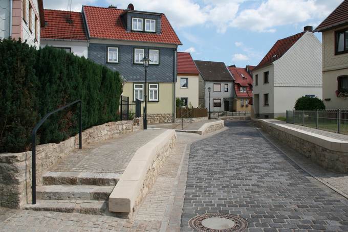 Die Grabenstraße im thüringischen Dingelstädt